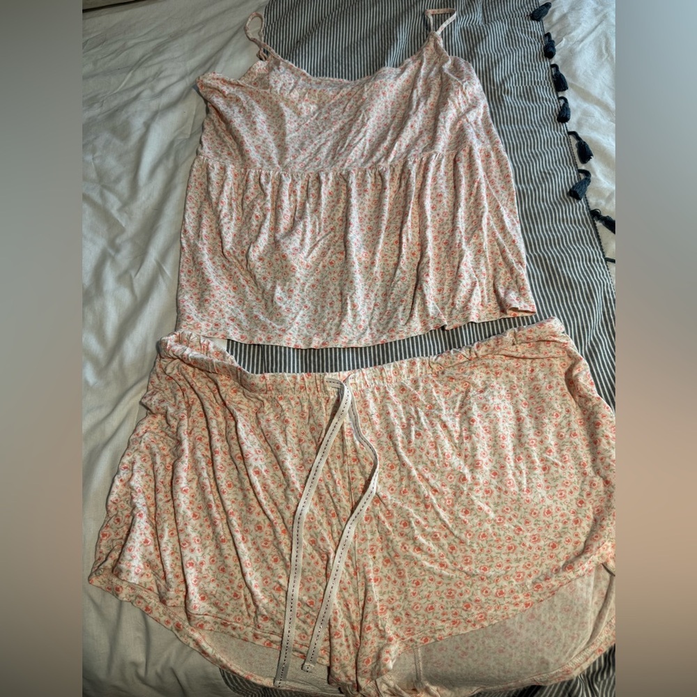 Floral Pink Sleepwear Set